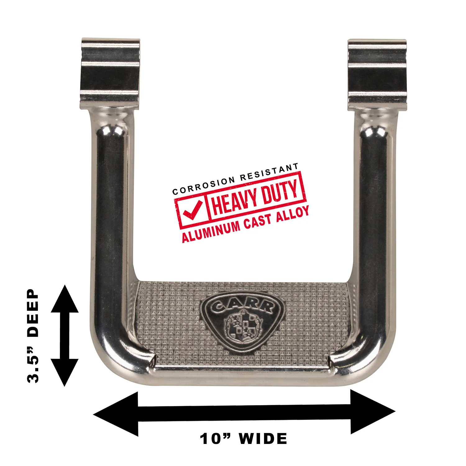 Carr Hoop II Step Bars - Polished Aluminum - Various Applications 103992-1 - Image 3