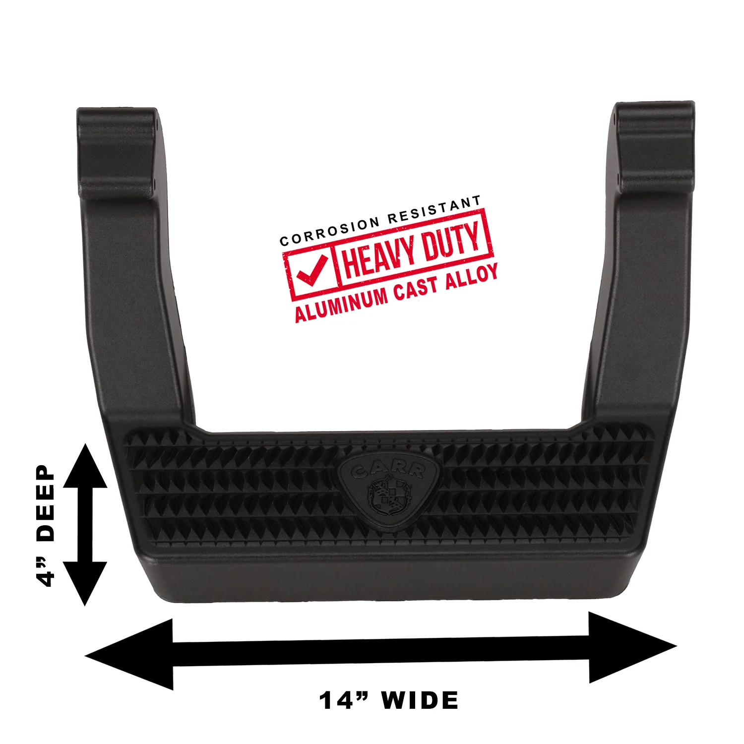 Carr LD Steps - Black Powder Coat - Ford Fullsize SUV / Truck 1999-2016 - Pair - Image 4