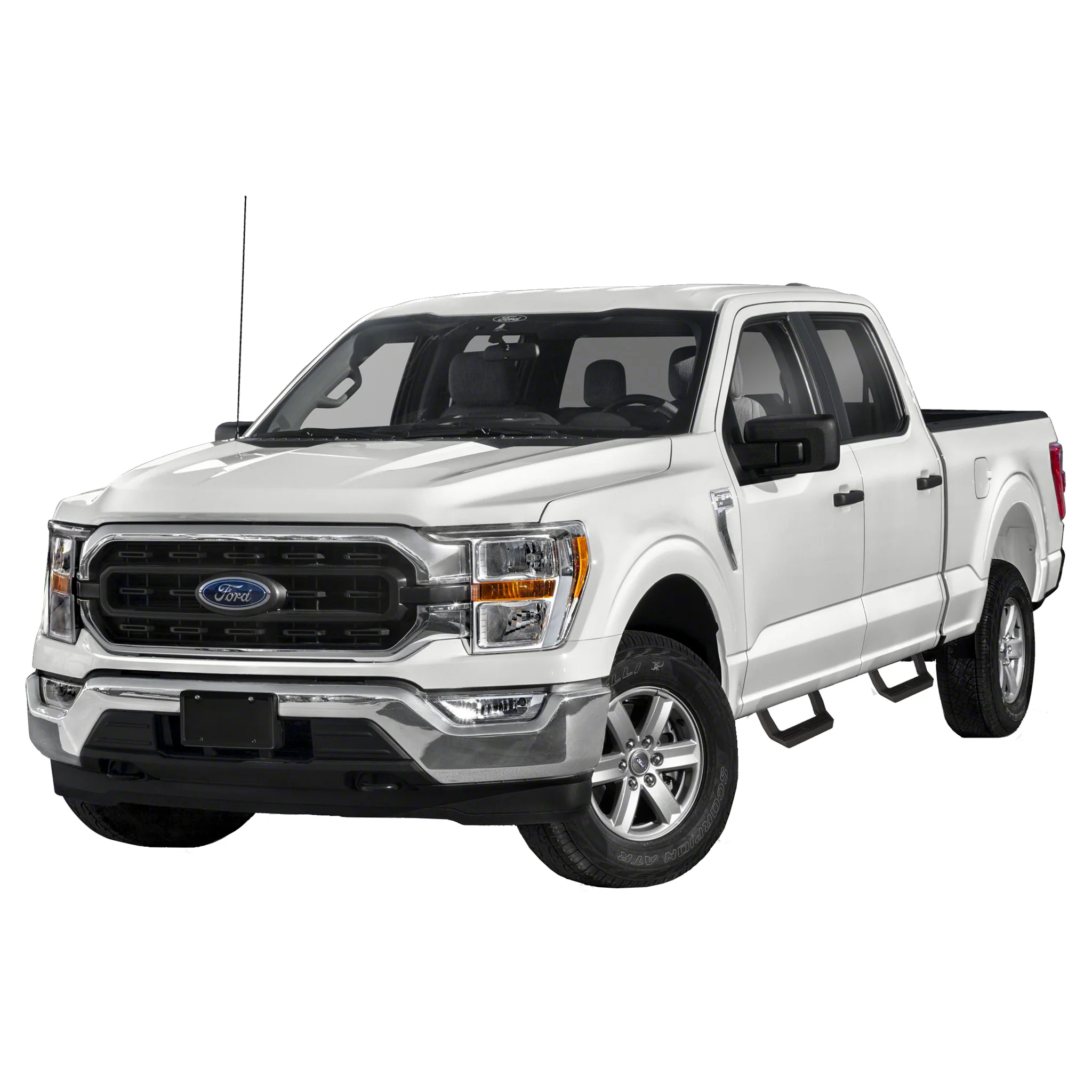 Carr LD Steps - Black Powder Coat - Ford Fullsize SUV / Truck 1999-2016 - Pair - Image 5