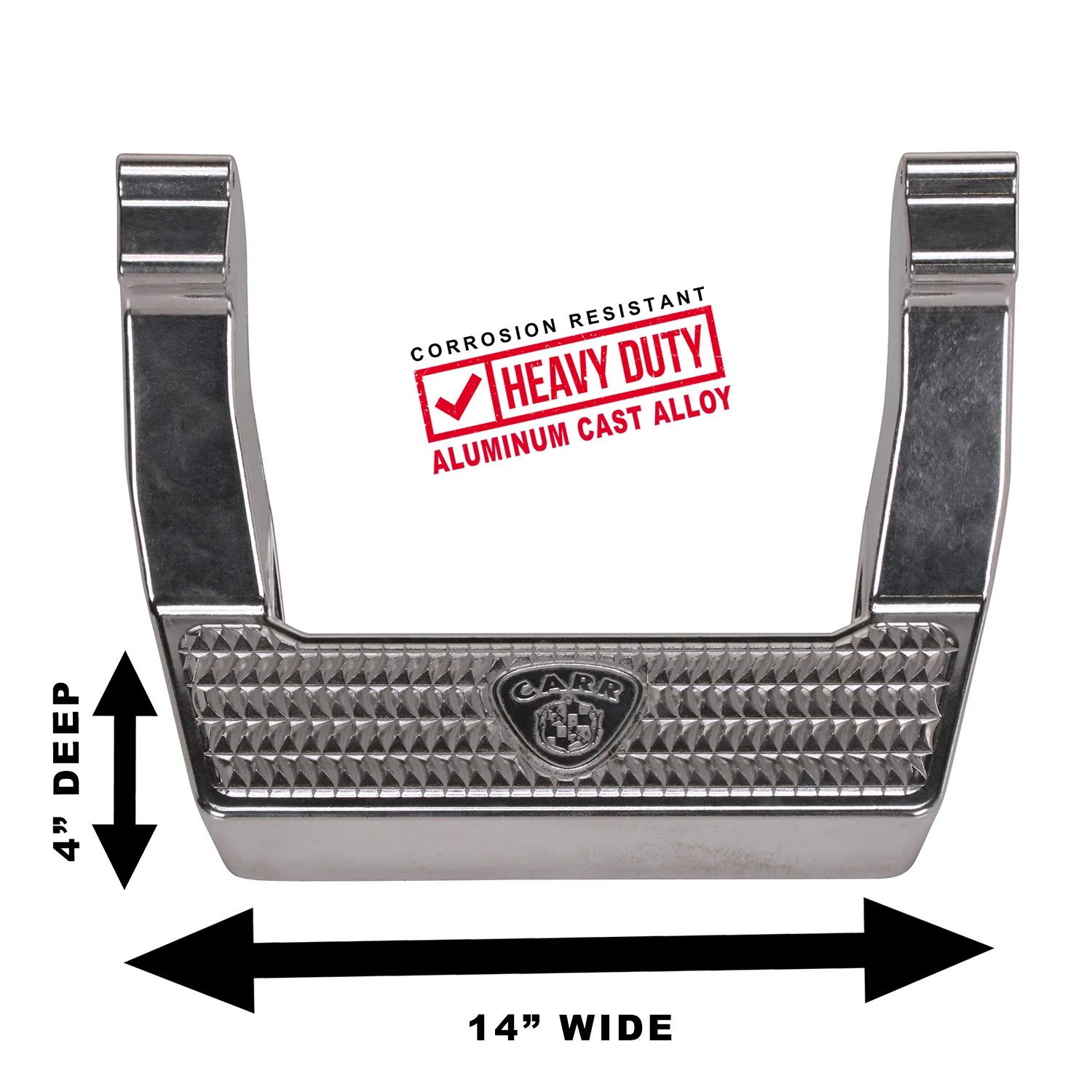 Carr LD Steps - Polished Aluminum - Ford Fullsize SUV / Truck 2015-21 - Pair - Image 3