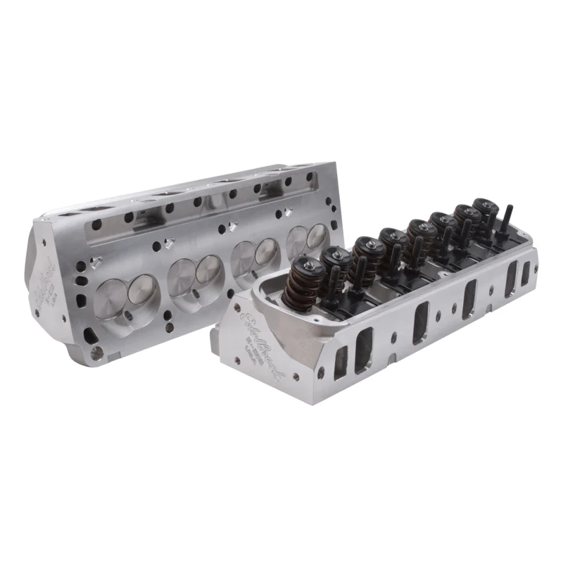 Edelbrock E-Series E-205 Cylinder Head - Assembled - 2.080 / 1.600 in Valve - 205 cc Intake - 60 cc Chamber - 1.550 in Springs - Small Block Ford - Pair - Image 9