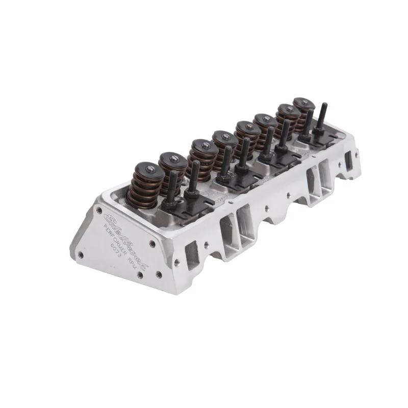 Edelbrock Performer RPM Cylinder Head - Assembled - 2.020 / 1.600 in Valve - 185 cc Intake - 70 cc Chamber - 1.460 in Springs - Straight Plug - Image 6