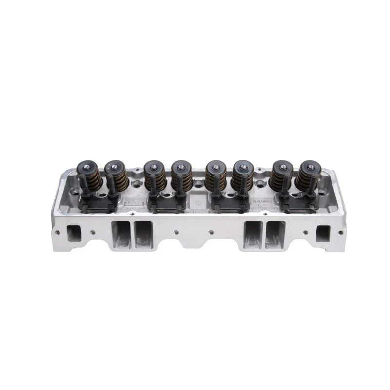 Edelbrock Performer RPM Cylinder Head - Assembled - 2.020 / 1.600 in Valve - 195 cc Intake - 64 cc Chamber - 1.460 in Springs - Straight Plugs - Image 8