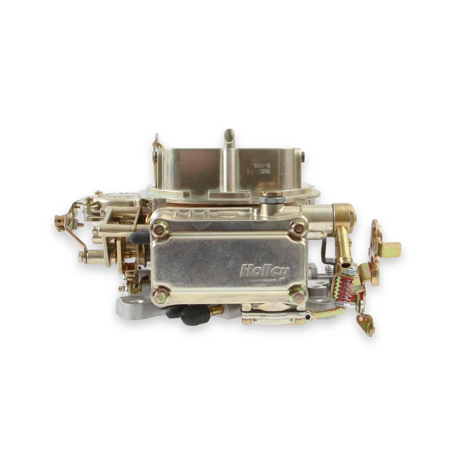 Holley Street Model 4160 600 CFM 4-Barrel Carburetor - Square Bore - Manual Choke - Vacuum Secondary - Single Inlet - Gold Chromate - Image 15
