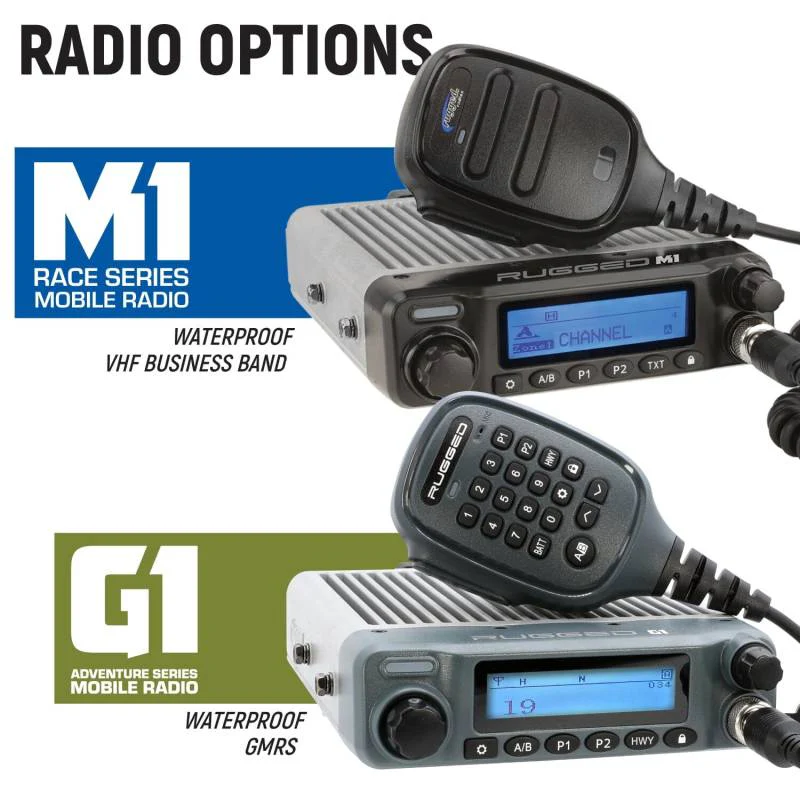 Rugged Radios 696 PLUS G1 GMRS Mobile Radio and Intercom Kit - Top Mount - Kawasaki Teryx KRX - Image 4