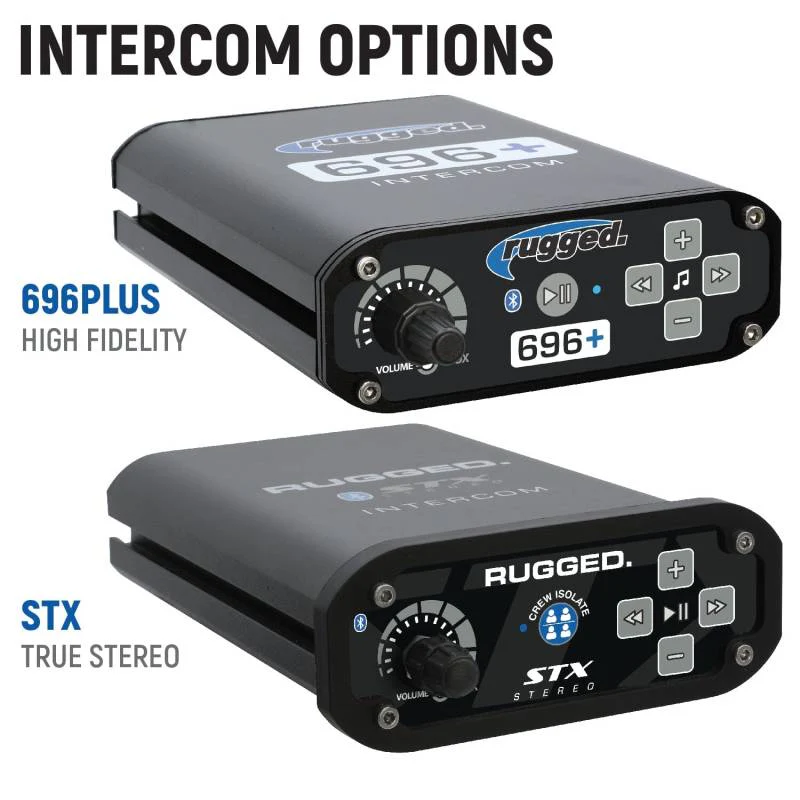 Rugged Radios STX Stereo G1 GMRS Mobile Radio and Intercom Kit - Dash Mount - Kawasaki Teryx KRX - Image 3